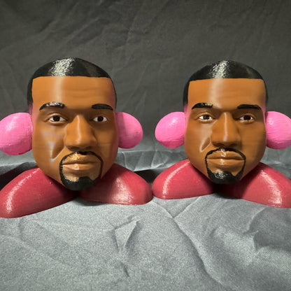 Kanye Kirby: Kanye West Inspired Kirby Abstract Art Toy Decor – Trendy and Unique Collectible Figure