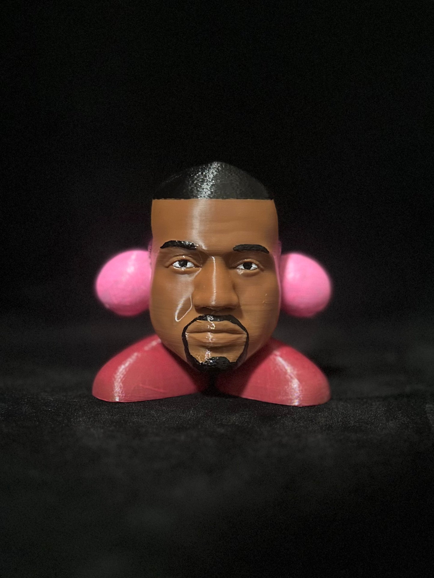 Kanye Kirby: Kanye West Inspired Kirby Abstract Art Toy Decor – Trendy and Unique Collectible Figure