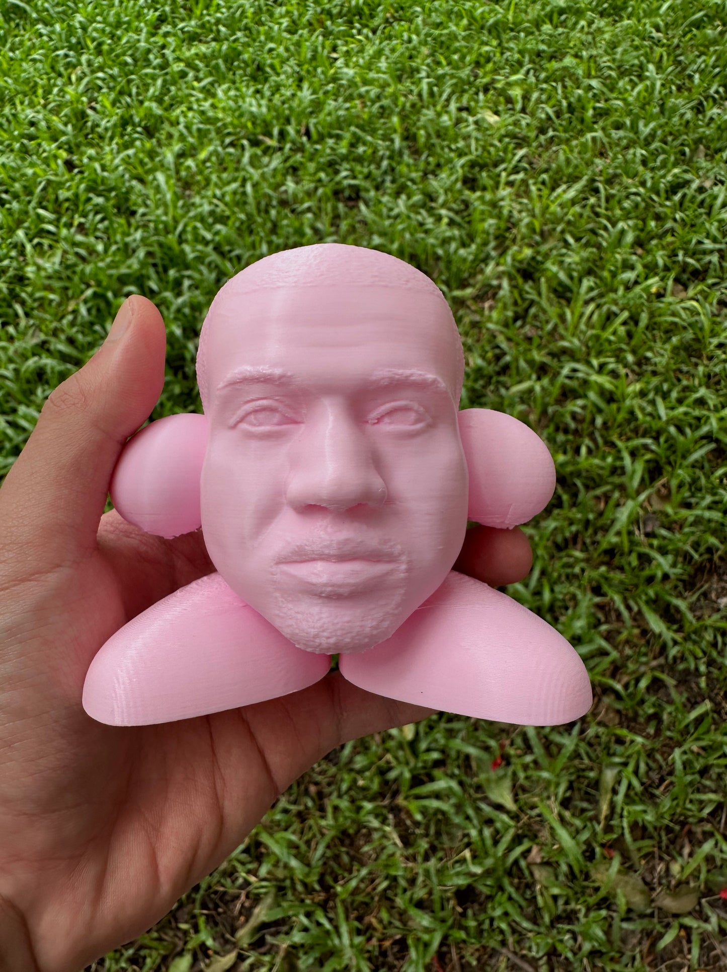 Kanye Kirby: Kanye West Inspired Kirby Abstract Art Toy Decor – Trendy and Unique Collectible Figure