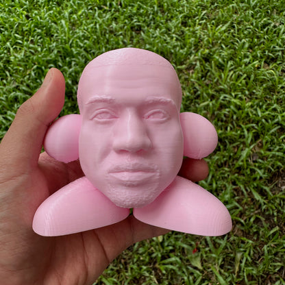 Kanye Kirby: Kanye West Inspired Kirby Abstract Art Toy Decor – Trendy and Unique Collectible Figure